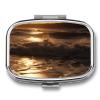 The Waves are Moving Pill Box Cute Square Pill Case Portable Medicine Tablet Vitamin Holder Organizer for Purse Pocket view 1
