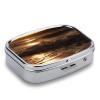 The Waves are Moving Pill Box Cute Square Pill Case Portable Medicine Tablet Vitamin Holder Organizer for Purse Pocket view 3
