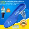 220+lbs Plantar Fasciitis High Arch Support Insoles Men Women-Orthotics Shoe Inserts Flat Feet Pain Relief,Work Sneakers Shoe Insoles -Standing All Day Heavy Duty Support,M (M 8.5-9.5/WM 9.5-11) view 4