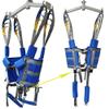 Patient Lift Sling Medical Standing Aid Transfer Gait Belt Strap Walking Exercisers Harness Fold Up Full Body Get Up Sit to Stand Assist for Elderly Senior Blue view 2