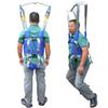 Patient Lift Sling Medical Standing Aid Transfer Gait Belt Strap Walking Exercisers Harness Fold Up Full Body Get Up Sit to Stand Assist for Elderly Senior Blue view 4