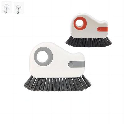 2 in 1 Groove Cleaning Brush Window Track Cleaning Tools,2 PCS Multi-Function Hard Bristle Crevice Cleaning Brushes for Sliding Door,Window Track,Grout Lines,Shower Door Tracks