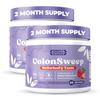 ColonSweep - Strawberry Flavored Probiotic Psyllium Husk Powder Colon Cleanser,7.8 oz. Fiber Supplement Support for Gut Health - Cleanse for Bloating Relief & Detox- 30 Servings (Pack of 2) view 1