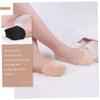 4 Pairs sole pad half palm sock cotton half socks foot pads toe diabetic shoes for women boat socks/4274 view 4