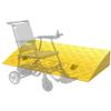 OUKEJNM Curb Ramps 4" Rise Height Threshold Ramp, Non-Slip Wheelchair Ramp, 3" 5" 6" Step Ramp, Entry Ramp for Doorway, Driveway, Scooters and Power Chairs(Yellow,4.7" Rise/12cm) view 1