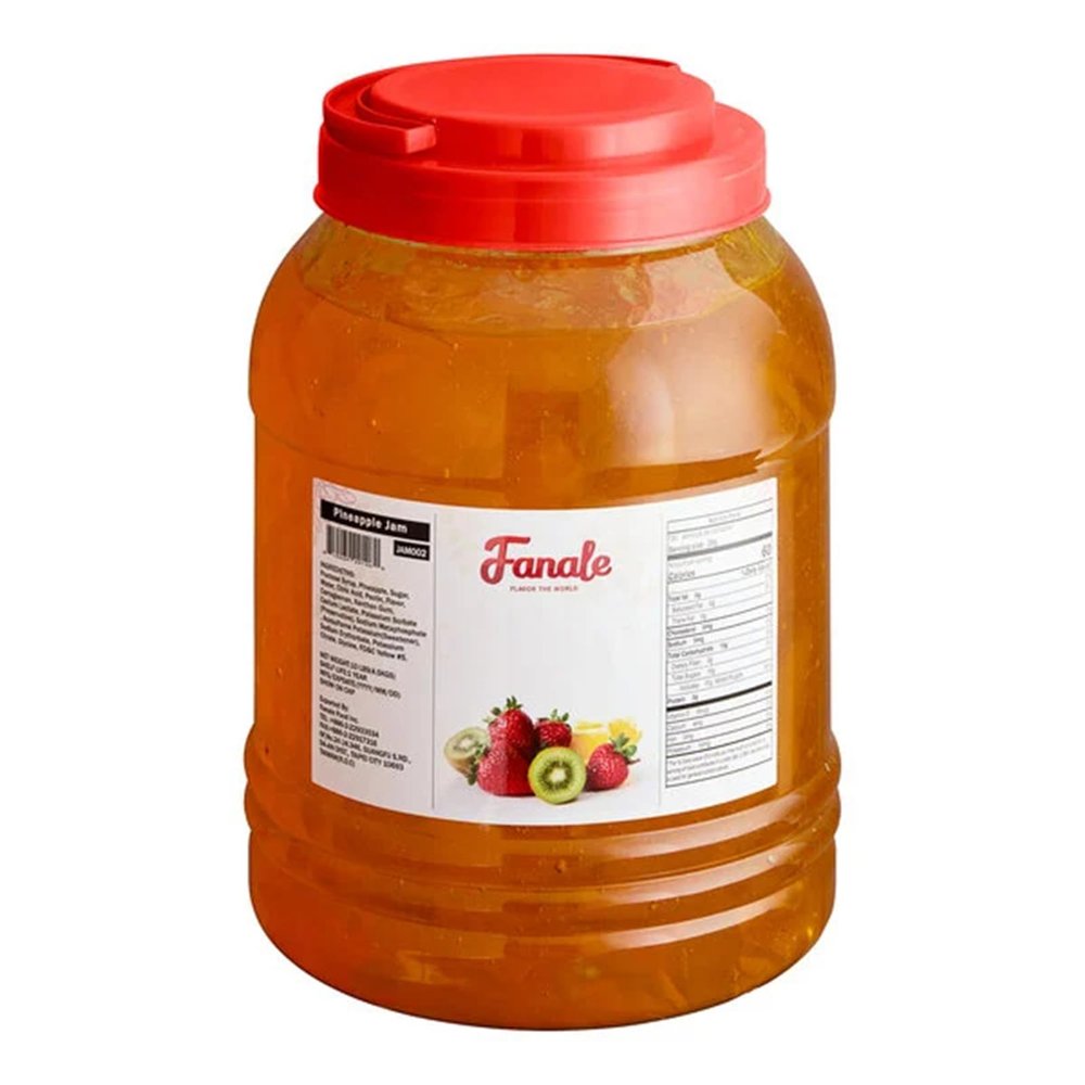 FixtureDisplays Pineapple Fruit Jam/Smoothie Paste 10 lb - 4 Pieces WS-535FJAMPNAPL-NPF
