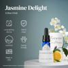 Natscent Jasmine Delight Essential Oils for Diffusers for Home, Nature-based Jasmine Essential Oil, Long-lasting & Family-friendly Diffuser Oils Scents, IFRA Certified, Cold Air & Ultrasonic  0.33 oz view 2