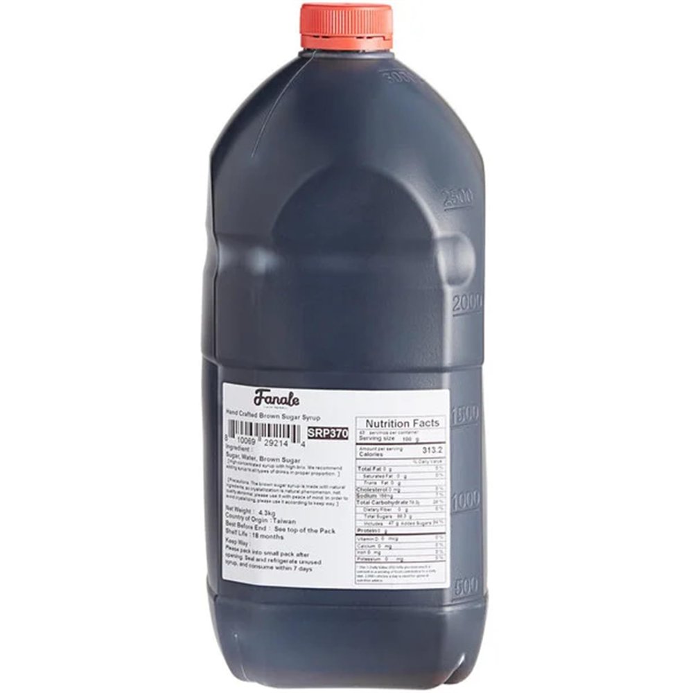 FixtureDisplays Carmelized Brown Sugar Concentrated Syrup 134 Fluid Ounce WS-535FSYPBROWN-NPF
