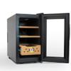 LMAOSS Electric Humidor, Electric Cigar Humidors with Heating and Cooling Quiet Control System Thermostatic Cooler Cabinet with Wood Shelves and Drawer for Men (4 Layers) view 2