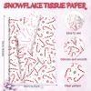 Bolsome 100 Sheets 20 * 14 Inches Candy Cane Tissue Paper for Gift Wrapping Red White Candy Candy Tissue Paper for Gift Bags for Birthday Party Winter Holidays Christmas Party DIY Craft view 2