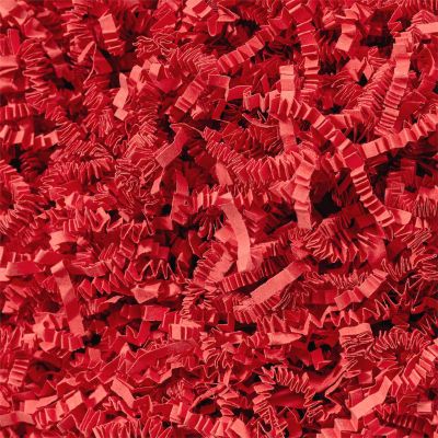 Wowxyz 2 LB Crinkle Cut Paper Shred Red Crinkle Shredded Paper - Gift Box Baskets Bag Filler - Confetti Stuffing for Birthday, Holiday Gift Packaging Wrapping
