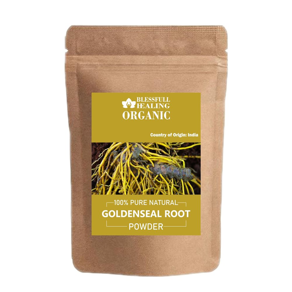 Blessfull Healing Organic Goldenseal Root Powder 100% Pure Natural 200 Gram / 7.05 oz