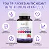 RUNICA 6X 6-in-1 Mixed Berry & Cherry Antioxidant Supplement - Urinary Tract Health & Immune Support - 180 Vegan Capsules, 90-Day Ultimate Supply view 2