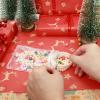 100Pcs Christmas Organza Gift Bags, 4x6 Snowflake Mesh Drawstring for Xmas Wedding Party Favor, Jewelry Candy Goodie - Organza Bags view 4