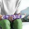 Luarisgur Camo Arm Cast Cover Purple Large Cast Covers Protector Removable and Washable Arm Wrist Elbow Cast Wound Scratcher Protector Sleeves for Arm view 2