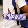 Luarisgur Camo Arm Cast Cover Purple Large Cast Covers Protector Removable and Washable Arm Wrist Elbow Cast Wound Scratcher Protector Sleeves for Arm view 4