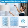 30-Pack Duster Refills Kit -Heavy Duty Disposable Dust Replacement Heads Includes 3 Duster Handles for Home and Office Cleaning Ceiling Fans/Blinds/Spider Web/Car Interiors Dusting Tools view 3