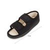 Diabetic Swollen Sandals for Men Women Wide Width Edema Adjustable Extra Wide Open Toe Diabetic Slippers for Swollen Feet Arthritis Elderly Swelling Neuropathy Lymphedema Surgery Recovery Footwear view 2