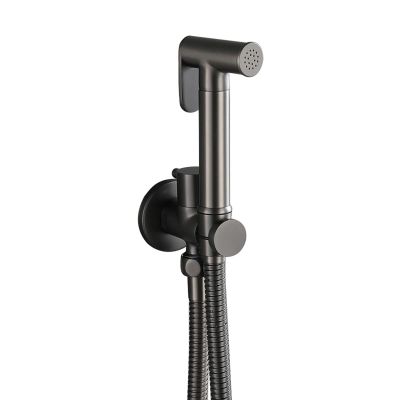 FDAVDNMG HandheldSprayer for Toilet Brass Gun Gray Portable Baby Cloth Diaper Sprayer Hand Held ToiletSprayer Head withHose for Feminine Wash, Pet Washing, Easy to Install