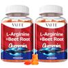 L Arginine 1000mg Supplement Beet Root Gummies - Double Strength, Energy Boost, Circulation Support and Stamina, Organic Chewable Beets Supplements for Men and Women, Vegan Gummy, Sugar-Free(2 Pack) view 1
