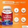 L Arginine 1000mg Supplement Beet Root Gummies - Double Strength, Energy Boost, Circulation Support and Stamina, Organic Chewable Beets Supplements for Men and Women, Vegan Gummy, Sugar-Free(2 Pack) view 2