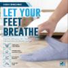 Doctor's Select Viscose Bamboo Ankle Diabetic Socks for Women and Men - 6 Pairs | Diabetic Ankle Socks for Women | Mens Diabetic Socks | Aqua, Blue, Light Purple, Maroon, Light Yellow, Orange view 2
