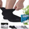 Doctor's Select Viscose Bamboo Ankle Diabetic Socks for Women and Men - 6 Pairs | Diabetic Sock 9-12 | Diabetic Socks for Men Size 13-15 | Diabetes Sock Black, White, Grey view 1