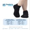 Doctor's Select Viscose Bamboo Ankle Diabetic Socks for Women and Men - 6 Pairs | Diabetic Sock 9-12 | Diabetic Socks for Men Size 13-15 | Diabetes Sock Black, White, Grey view 3