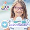 10 Rolls Orthodontic Braces Rubber Chains, Orthodontic Rubber Chains, Braces Power Chains Consisted Force in filaments chain in 15ft view 2