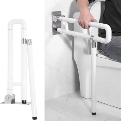 QZQHNYJ Grab Rails for Bathroom Grab Rails,Bathtub Grab Rail Safety Handicap Grab Bars, Toilet Bars Showers Hand Grip for Disabled Elderly Bathroom Handrail/White