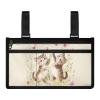 SUITOSELFY Cute Cat Walker Bag Wheelchair Side Bag with Cup Holder,Wheelchair Bags to Hang on Side,Rollator Electric Scooter Wheelchair Walker Storage Bag Side Pockets view 1