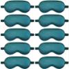 10 Pack Sleep Mask,Silk Eye Mask,for Night Sleeping,Office, Travel,Party Games,Suitablefor Men/Women (Blackish Green) view 1