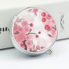 Pill Box Pill Case 3 Compartment Travel Pill Box Cherry Floral Arnea Printing Small Pill Box Portable Medicine Pill Case Pill Organizer for Purse & Pocket for Travel Handbag (Round) view 4