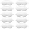 10 Pack Sleep Mask,Silk Eye Mask,for Night Sleeping,Office, Travel,Party Games,Suitablefor Men/Women (White) view 1