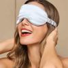 10 Pack Sleep Mask,Silk Eye Mask,for Night Sleeping,Office, Travel,Party Games,Suitablefor Men/Women (White) view 3