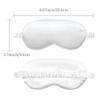 10 Pack Sleep Mask,Silk Eye Mask,for Night Sleeping,Office, Travel,Party Games,Suitablefor Men/Women (White) view 4