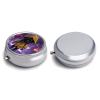 Pill Box Pill Case 3 Compartment Travel Pill Box Wearing A Yellow Hoodie Printing Small Pill Box Portable Medicine Pill Case Pill Organizer for Purse & Pocket for Travel Handbag (Round) view 3