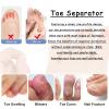 Silicone Anti-Friction Toe Protector Gel Toe Protectors, Breathable Toe Covers for Both Men and Women, Silicone Toe Protectors Also Cushion Toe Corners, blisters and Protect Toes (20pcs) view 4