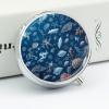 Pill Box Pill Case 3 Compartment Travel Pill Box Underwater Marine Life Printing Small Pill Box Portable Medicine Pill Case Pill Organizer for Purse & Pocket for Travel Handbag (Round) view 4