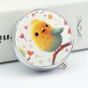 Pill Box Pill Case 3 Compartment Travel Pill Box Bird Cute Printing Small Pill Box Portable Medicine Pill Case Pill Organizer for Purse & Pocket for Travel Handbag (Round) view 4