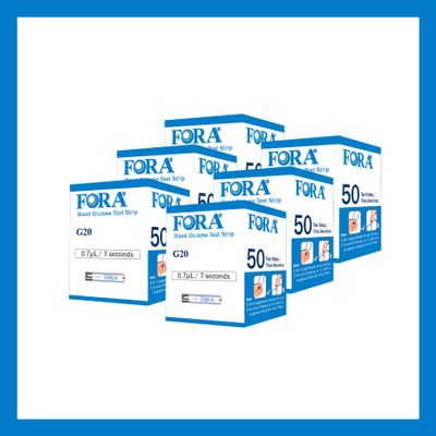 FORA G20/D30/V20 Blood Glucose Test Strips (50 pcs/Box) (6)