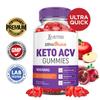 Justified Laboratories Ultra Quick Keto ACV Gummies Advanced Formula 1000MG Ultraquick Keto Gummies Apple Cider Vinegar Formulated with Pomegranate Beet Juice Powder B12 Vegan Non GMO 60 Gummys view 3