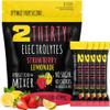 2THIRTY Hydration + Mixer DHM Alternative Electrolyte Powder Packets | Zero Sugar 5-in-1 Hydration & Recovery Drink with Vitamin B12 & Antioxidants | Strawberry Lemonade 18 Sticks view 1