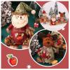 Firtideti Bags Zipper Design, 2024 New Christmas Eve Apples Candy Gift Bags, Santa Snowman Doll Storage Gift Bag, Drawstring Bags for Christmas Party Decor (2-Pack, 7.87 x 8.66 inches) view 4