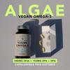 AMANDEAN Vegan Omega 3 Supplement. Premium Fish Oil Alternative. Algae DHA & EPA. Carrageenan Free Softgels. Algal Essential Fatty Acids. Plant Based Heart, Brain, Eye, Skin, Immune Support. (60ct) view 2