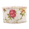 Elegant Rose Flower Hessian Ribbon for Jute Belt, 10m Lace Jute Belt for Wedding Decoration view 1