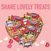 SNICKERS, TWIX, MILKY WAY & 3 MUSKETEERS Mini Valentine Chocolate Candy Variety Pack, Valentines Candy for Parties, Candy Dish, Exchanges, 70 Count view 4
