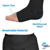 ABSOLUTE SUPPORT Extra Large Womens Compression Pantyhose 20-30mmHg with Open Toe - Plus Size Opaque Compression Tights for Women Swollen Veins, Venous Ulcers, Chronic Venous Insufficiency - 7X-Large view 2