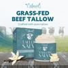 Beef Tallow Salve All Natural Grass Fed Beef Tallow & Honey All Purpose Balm Moisturizing Body Salve Great for Eczema, Cracked, Dry, Itchy, Irritated Skin Skin Repair Skincare Made in USA view 2