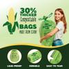 10-13 Gallon Compostable Trash Bags Drawstring 30 Bags Heavy Duty Extra Thick 1 Mil 49.21 Liter Biodegradable Trash Bags Compost Bags Green for Kitchen ASTM D6400 US BPI and OK Compost Home Certified view 4